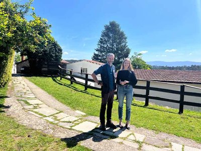 Directora Xeral de Xuventude Visita Granxa-Escola Corazn de Carballo para Promover Prcticas Sustentables