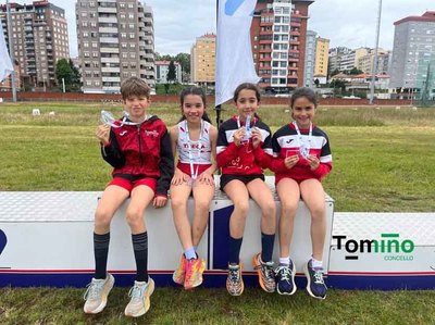 Excelentes Resultados para el Atletismo Trega (Tomio) en el Campeonato Provincial Xogade