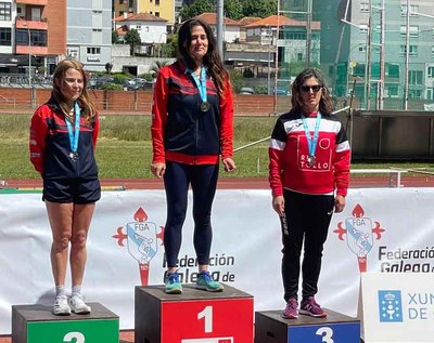 Bronce para Loly Martnez Vicente en el 37 Campeonato Xunta de Galicia Mster en la Prueba de 5000 Metros Marcha
