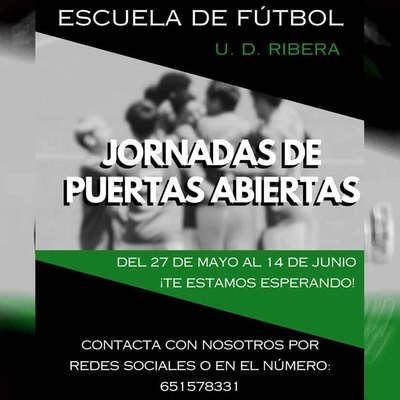 Descubre la UD Ribera: Entrenamientos Abiertos del 27 de Mayo al 14 de Junio
