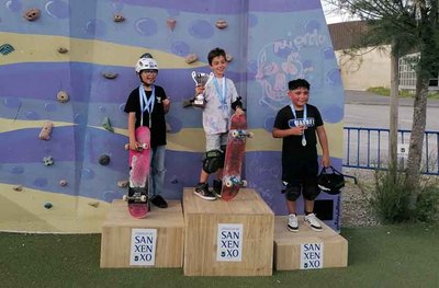 Triunfo de Jorge Garca Fernndez en el Circuito Gallego de Skate Junior