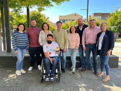 Tomio Celebra el xito de David Mella, Campen del Mundo de Paracanoe