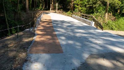 Reabierto el puente sobre el regato Fonte do Febreiro en Tui tras reconstruccin