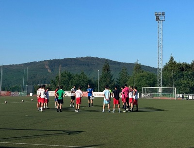 La Seleccin O Camio De Santiago Visita O Rosal para Preparar