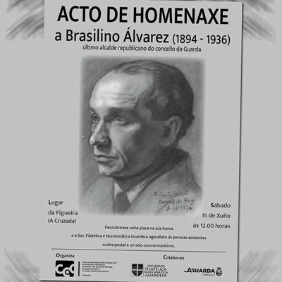 Homenaje a Brasilino lvarez, ltimo Alcalde Republicano de A Guarda