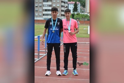 Los Hermanos Sierpes Reinan en el Campeonato Gallego Sub18 de Pista al Aire Libre