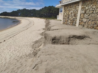 A Guarda Solicita Autorizacin para Nuevas Pasarelas en la Playa del Muo tras Daos por Erosin