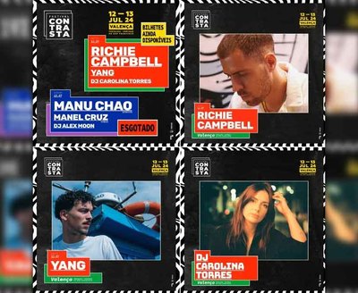 ltimas Entradas para el Viernes del Festival Contrasta 2024 con Richie Campbell y DJ Carolina Torres