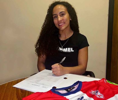 Jazmn Mendoza, Nuevo Refuerzo del Mecalia Atltico Guards