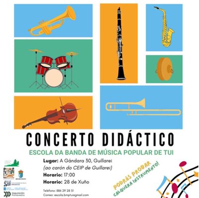 Descubre la Msica: Concierto Didctico en Tui el 28 de Junio para Nios y Adultos
