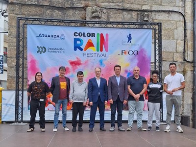 A Guarda se Llena de Color y Solidaridad con el Color Rain Festival