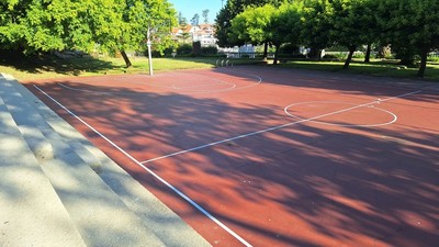 A Guarda Finaliza la Reforma de la Pista del Centro Cultural