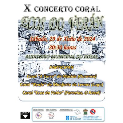 Ecos do Foln celebra su dcimo concierto estival en O Rosal