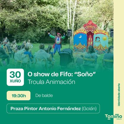 Diversin en familia con el Show de Fifo -Soo- este domingo en Goin