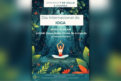Sesin de Yoga al Aire Libre en A Guarda para Celebrar el Da Internacional del Yoga
