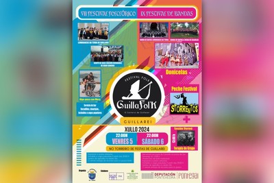 GuillaFolk 2024: Festival de Folclore y Bandas en Guillarei este fin de semana en Tui