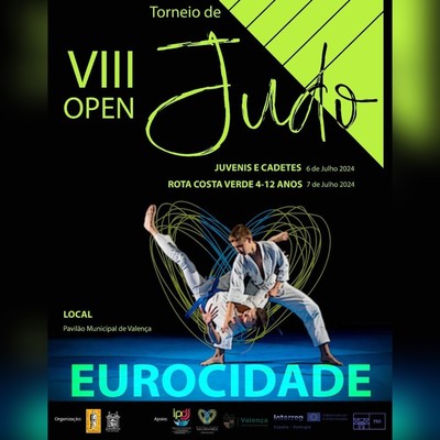 Ms de 400 Atletas Compiten en el VIII Open de Judo de la Eurocidade en Valena