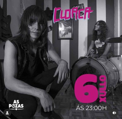 Concierto de Cloaca: Garage, Punk y Surf este Sbado en As Pozas, A Guarda
