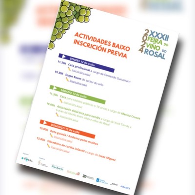 Feira do Vio do Rosal: Ms horas de ocio y enologa en su XXXII edicin