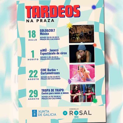O Rosal Inicia sus Tardeos en la Plaza con Msica en Vivo