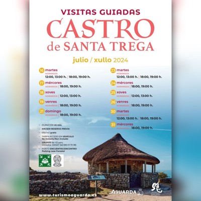 Horario Especial de Visitas al Castro de Santa Trega en Julio