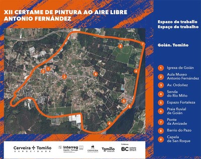 El Certamen de Pintura al Aire Libre Antonio Fernndez Llena de Color las Calles de Tomio y Cerveira