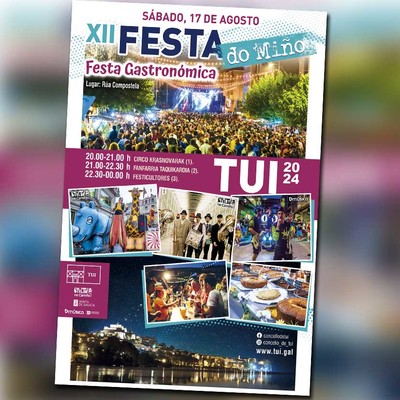 Tui Celebrar la XII Festa Gastronmica en la Ra Compostela el 17 de Agosto