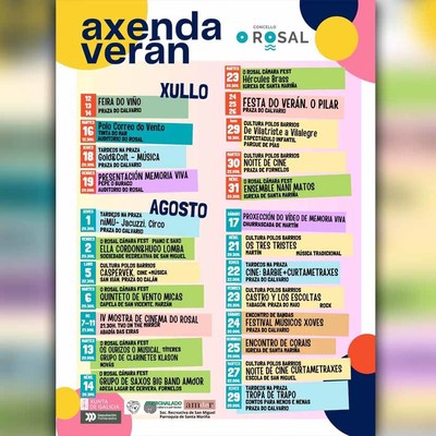 O Rosal Disfrutar de una Noche de Cine con la Proyeccin de Curtametraxes en la Praza de Fornelos