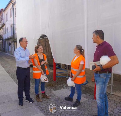 La Casa das Varandas en la Fortaleza de Valena Est Siendo Recuperada para el Futuro Museo de la Radio