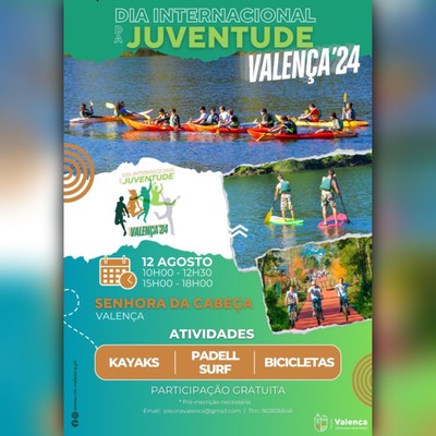 Valena celebra el Da Internacional de la Juventud con actividades gratuitas en el ro Minho