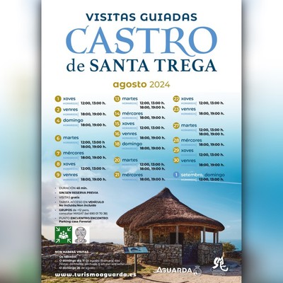 Visitas guiadas gratuitas al Castro de Santa Trega recuperan horarios en agosto