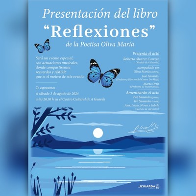 Presentacin Imperdible: Oliva Mara Lanza Reflexiones en A Guarda este Sbado