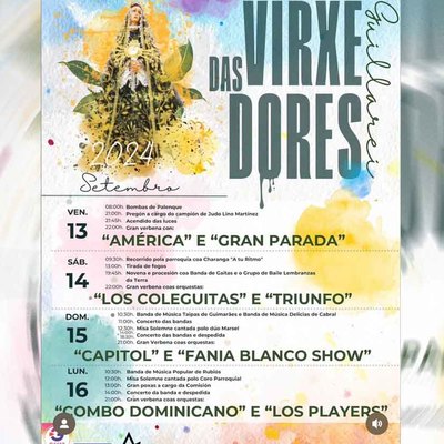 Fiestas de la Virgen de los Dolores en Guillarei: Un Fin de Semana de Celebracin y Msica en Tui