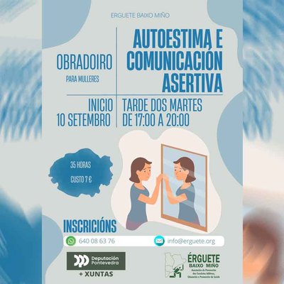 Abierto el Plazo de Inscripcin para el Taller de Autoestima y Comunicacin Asertiva en A Guarda
