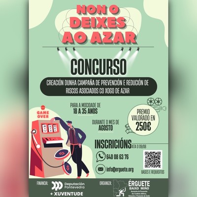 Llega el Concurso de Campaas Contra el Juego de Azar: Premio de 250euros y Plazo de Inscripcin Abierto