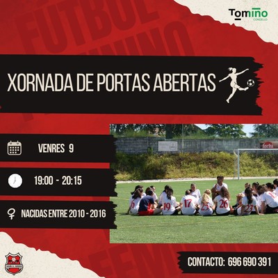 El Club de Ftbol Femenino de Tomio Organiza una Jornada de Puertas Abiertas