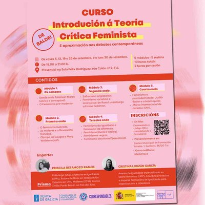 Tui acoge en septiembre un curso gratuito de Teora Crtica Feminista
