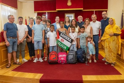 Tui recibe a cuatro nios saharaus en el programa Vacaciones en Paz