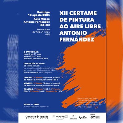 El XII Certamen de Pintura al Aire Libre Antonio Fernndez Llega a Tomio y Cerveira