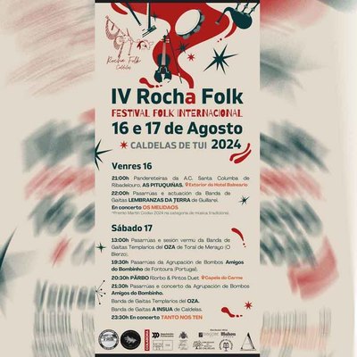 IV Rocha Folk: Msica y Tradicin en la Ribeira de Caldelas Este Fin de Semana