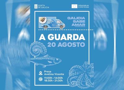 Este martes 20 de agosto, la foodtruck Galicia Sabe Amar llega a A Guarda