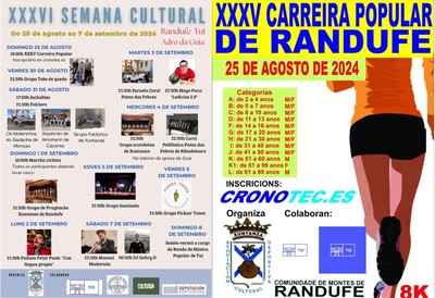 La Semana Cultural de Randufe 2024 Ofrecer Dos Semanas de Actividades para Todos los Pblicos