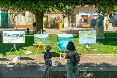 Tomio y Cerveira destacan en el Certamen de Pintura al Aire Libre Antonio Fernndez con un rcord de participacin