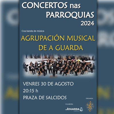 La Agrupacin Musical de A Guarda ofrecer un concierto en la parroquia de Salcidos este viernes