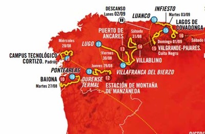 La Vuelta Ciclista a Espaa Afectar el Trfico en Oia Este Martes 27 de Agosto