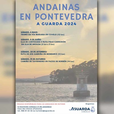 Inscripciones abiertas para las Andainas Otoales en Pontevedra