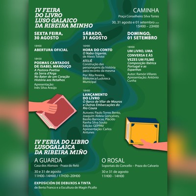 Cultura transfronteriza: O Rosal participa por primera vez en la Feira do Libro Luso-Galaica