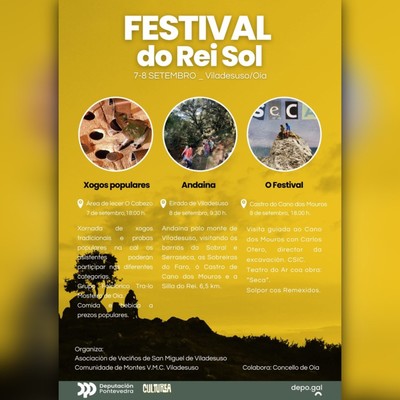 Festival do Rei Sol Vuelve a Viladesuso: Fin de Semana Cultural el 7 y 8 de Septiembre