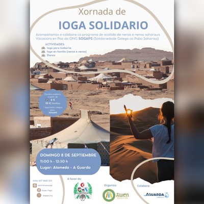 A Guarda Organiza una Jornada de Yoga Solidaria a Favor de los nios Saharaus