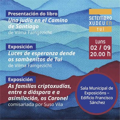 Vilma Faingezicht presenta su libro y exposicin sobre la dispora juda en Tui